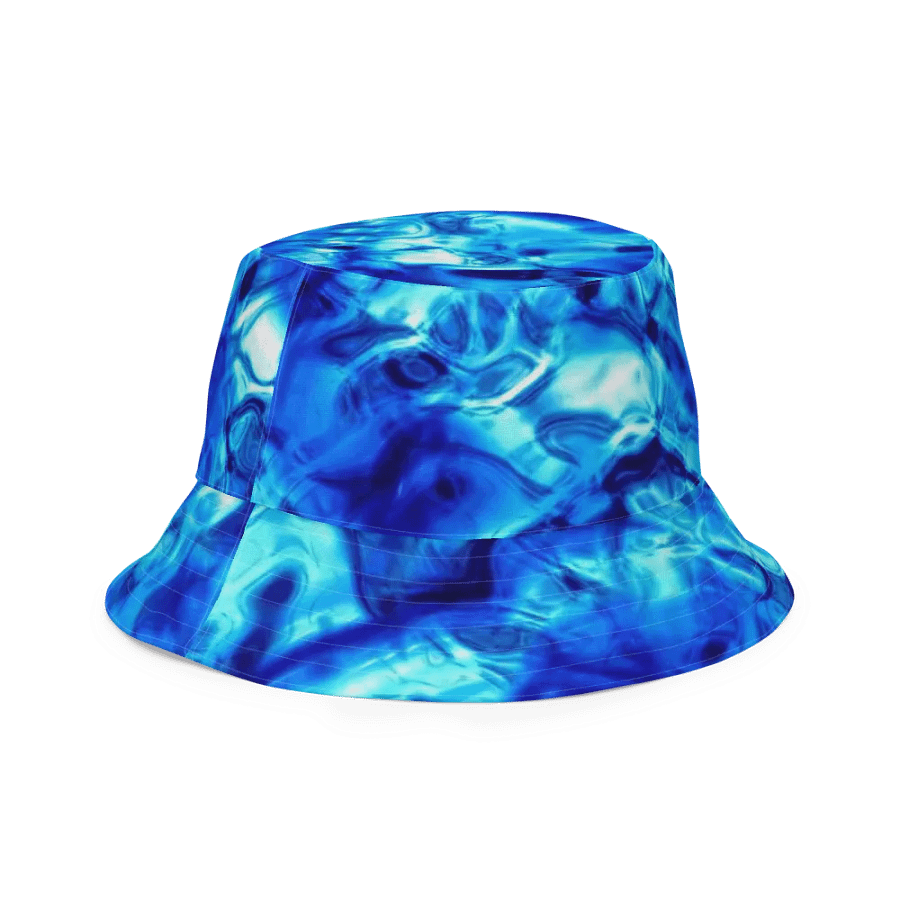 Blue and White Kaleidoscope Buckethat product image (5)