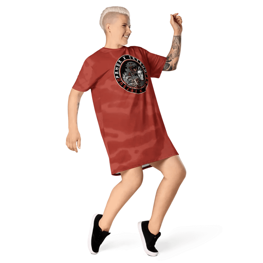 God of Carnage T-Shirt Dress (Northern Lotus Design) product image (8)