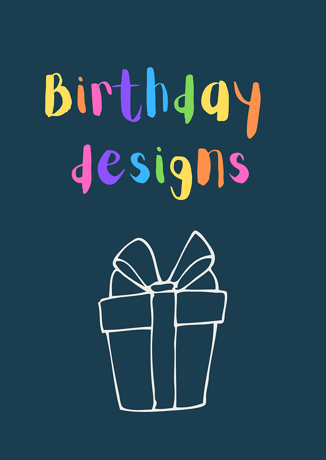 Bespoke birthday cards