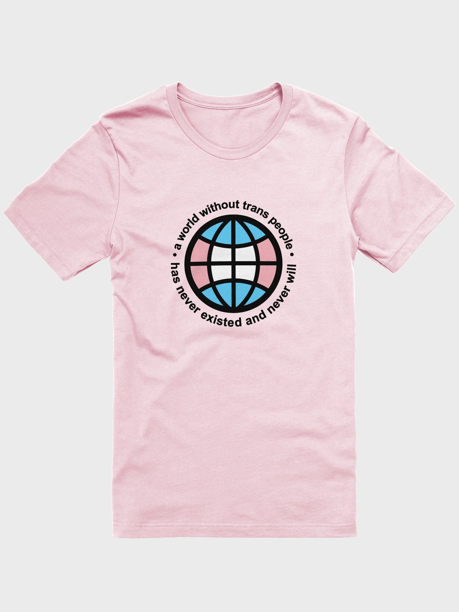 a world without trans people t-shirt product image (1)