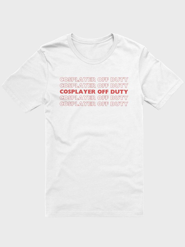 Cosplayer Off Duty T-Shirt - Red product image (2)