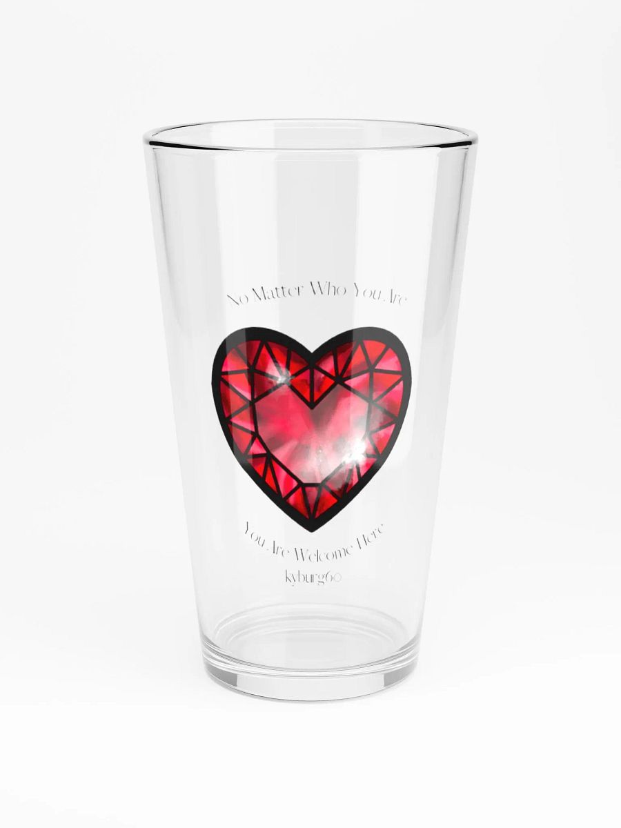 Ruby Heart Pint Glass product image (3)
