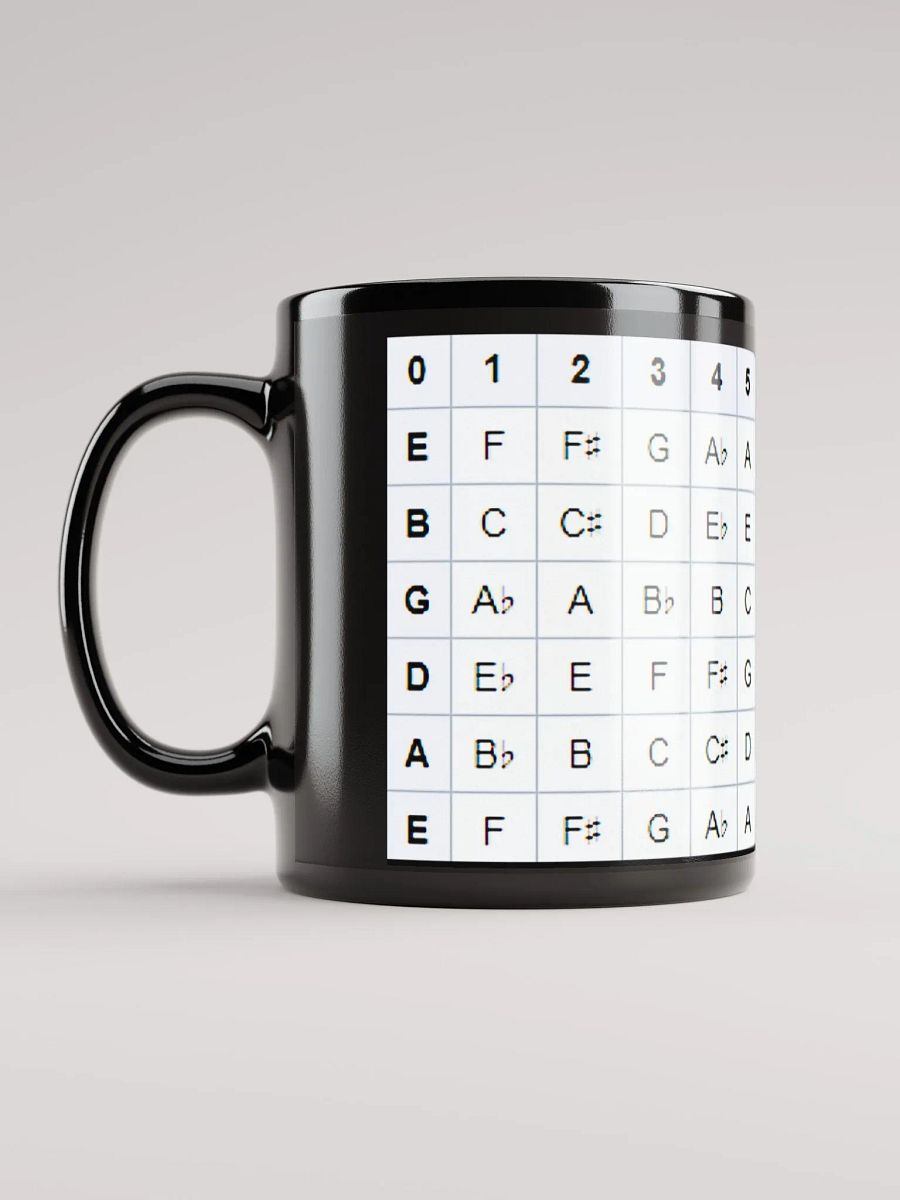 Musical Matrix Black Glossy Mug product image (11)