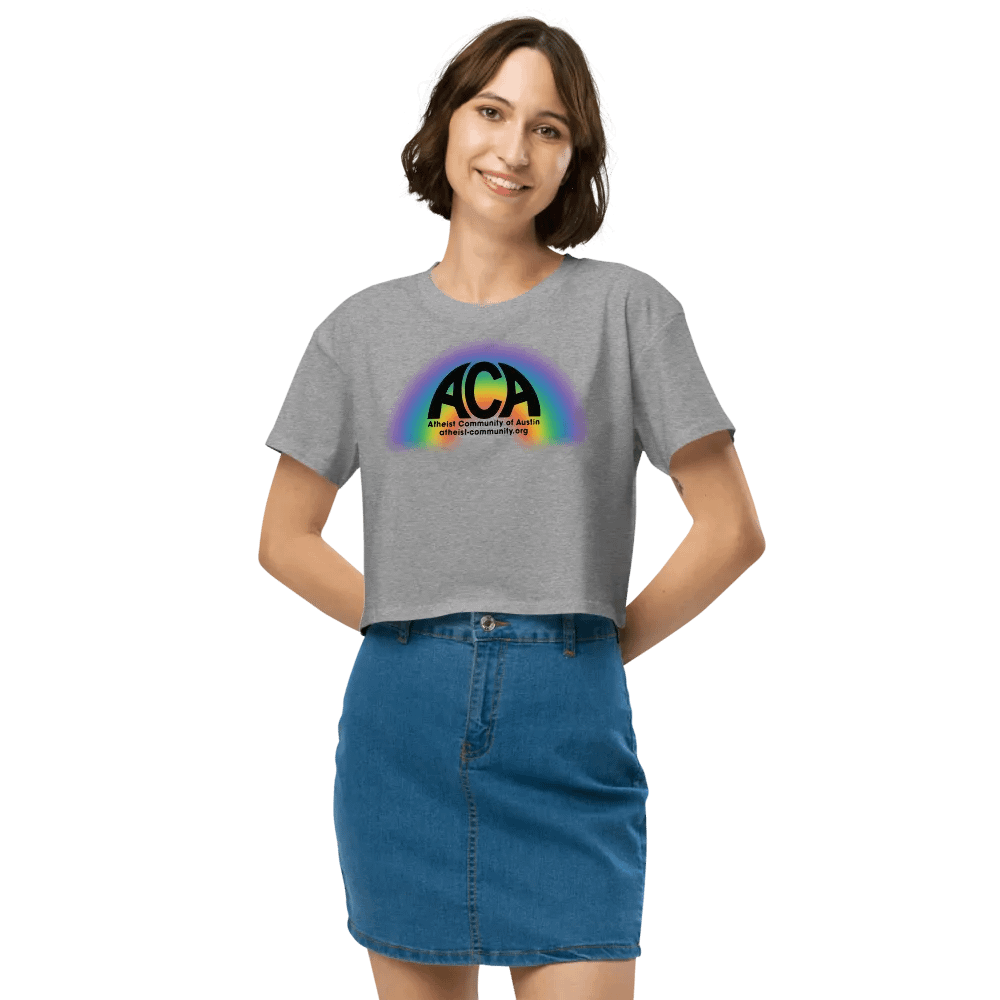 The Atheist Community of Austin Rainbow Crop Top product image (48)
