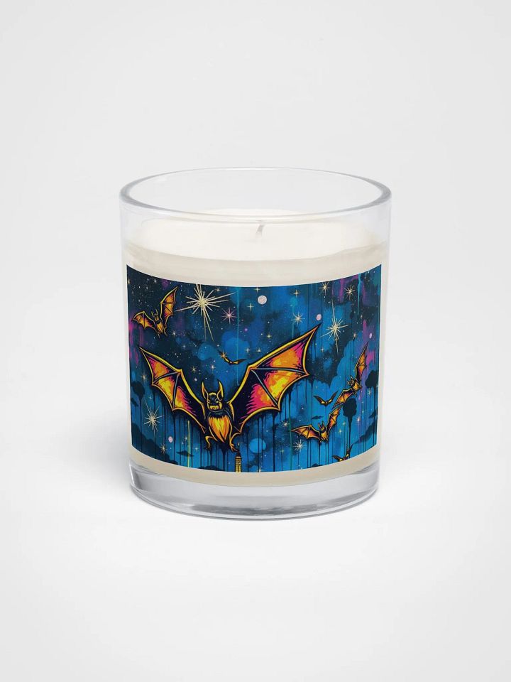 Starry Night Bat Dance Soy Wax Candle product image (1)