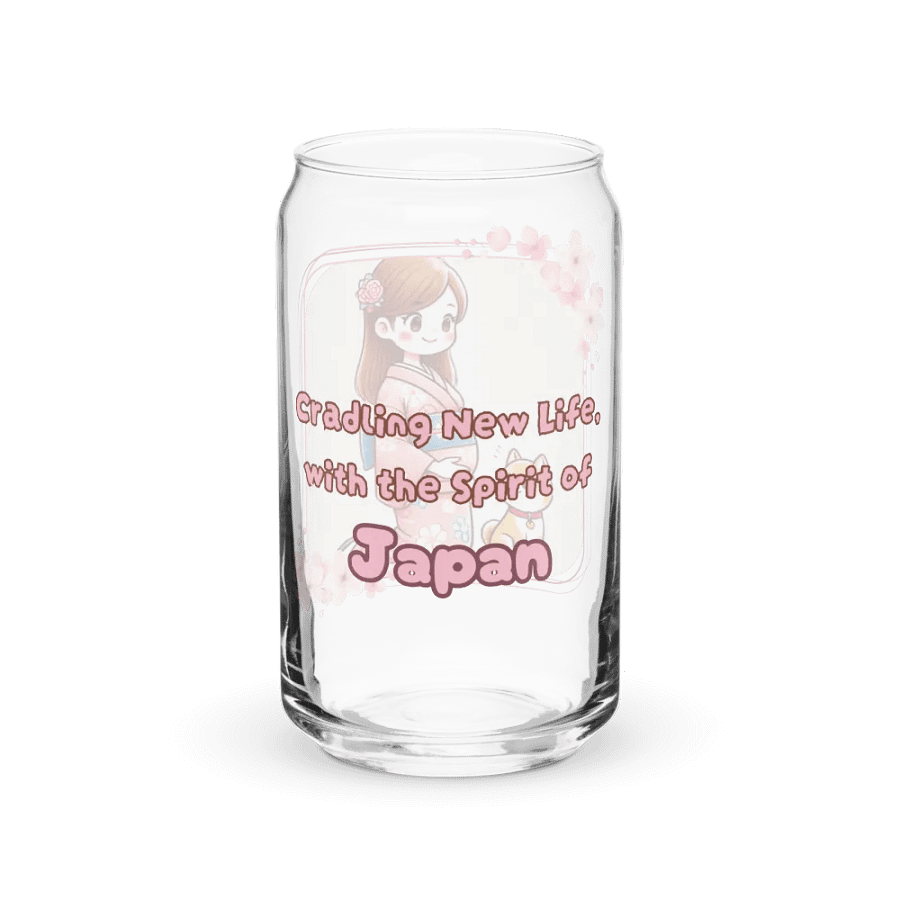Japanese Pregnant Mom Can-Shaped Glass product image (2)