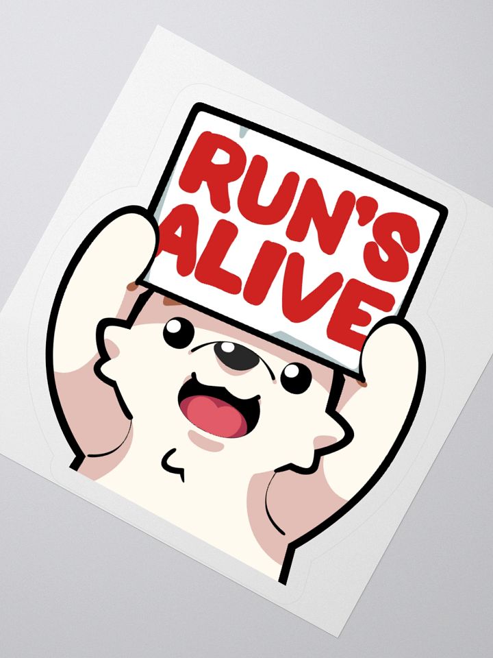 Run's Alive Sticker product image (4)