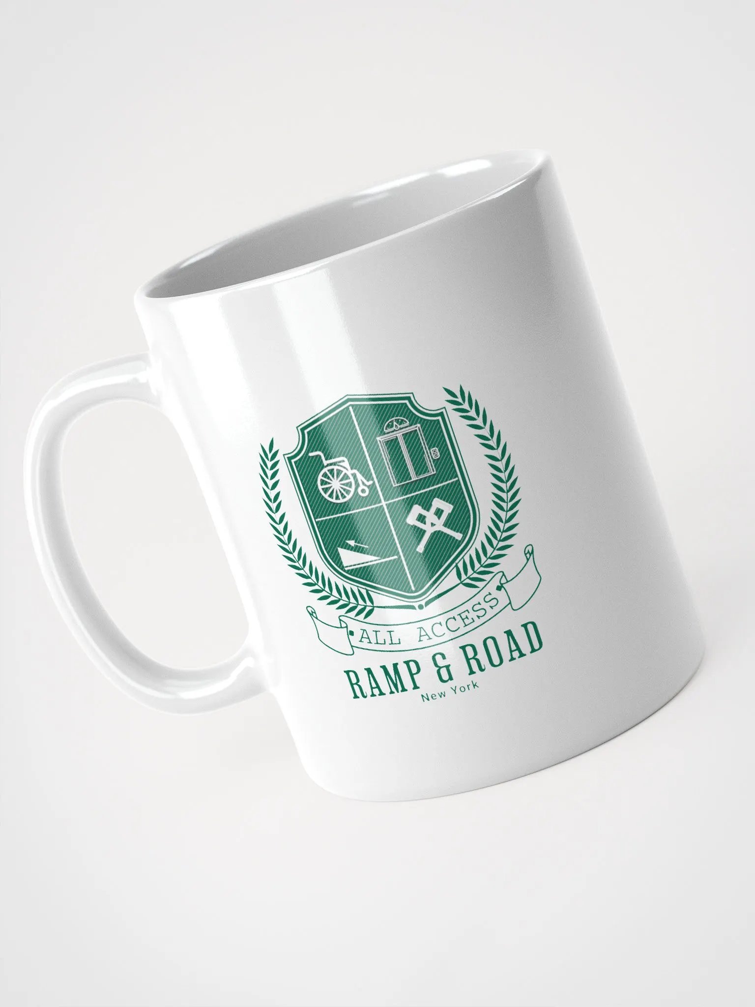 Ramp x Road White Glossy Mug product image (7)