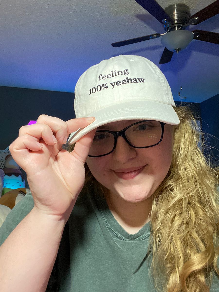 Feeling 100% Yeehaw Embroidered Baseball Cap product image (3)