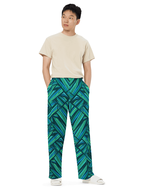 Aqua Angles | Unisex Wide-Leg Pants product image (1)