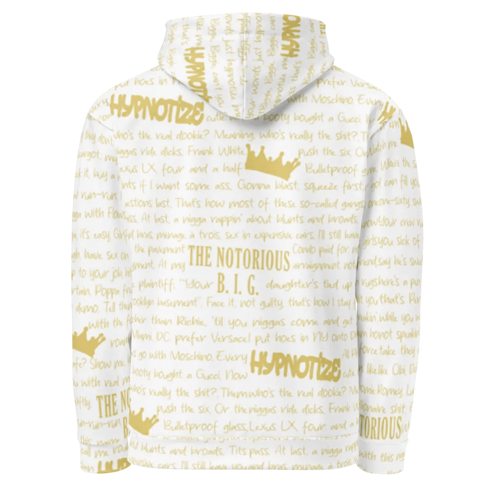 Hypnotize - The Notorious B.I.G. - WHITE w/GOLD - Unisex Hoodie product image (3)
