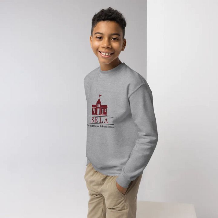 SELA Youth Crew Neck Sweatshirt product image (1)