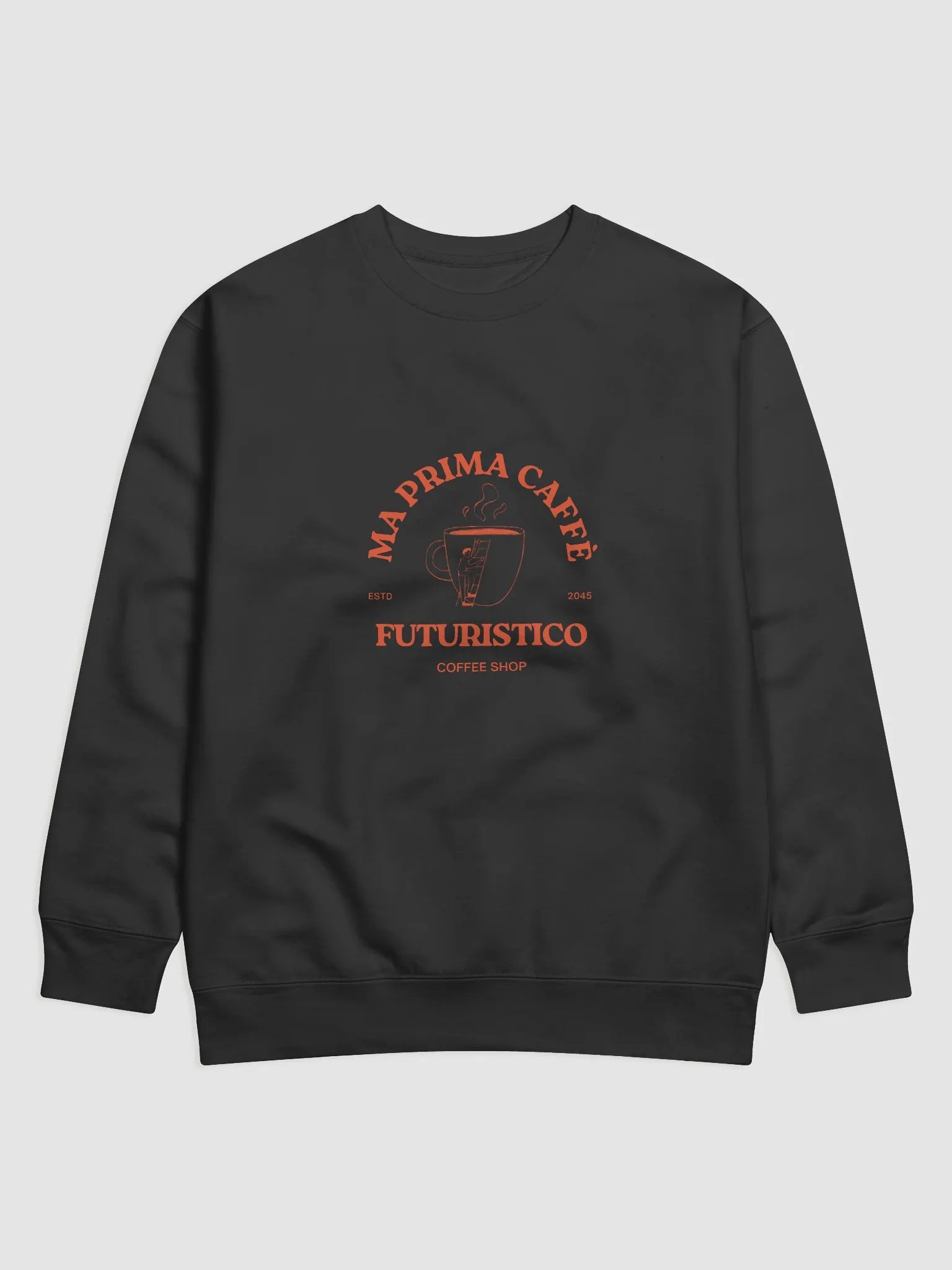 Italian Coffee Themed Sweatshirt - Gift Idea product image (1)