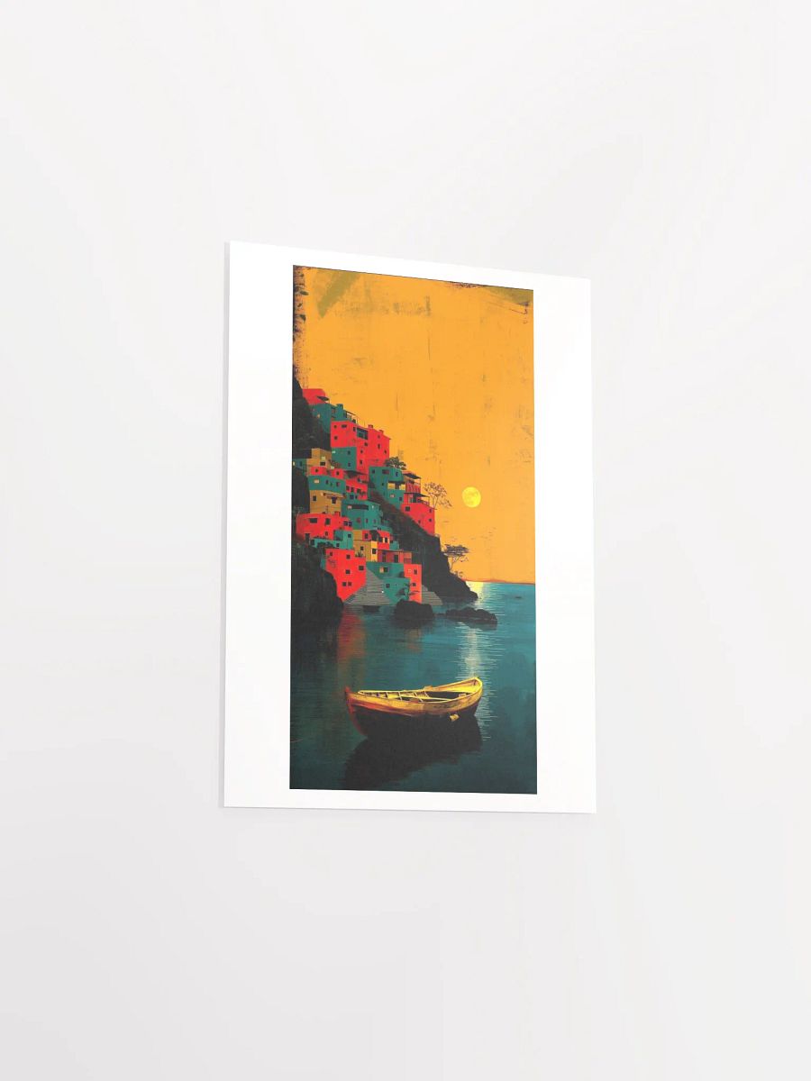 Golden Coastline Glow Poster product image (3)