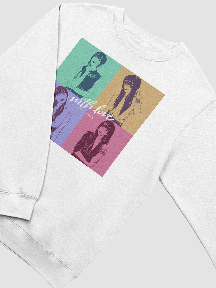 With Love Pop Art Sweatshirt product image (1)