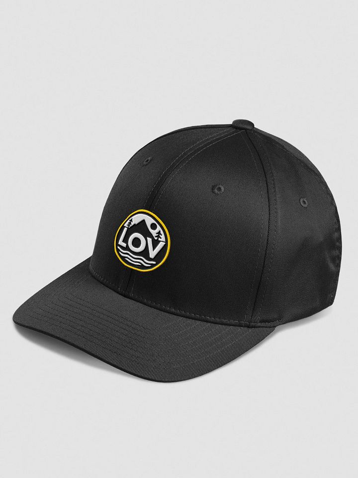 Embroidered LOV Flexfit Cap (Wht or Blk) product image (4)