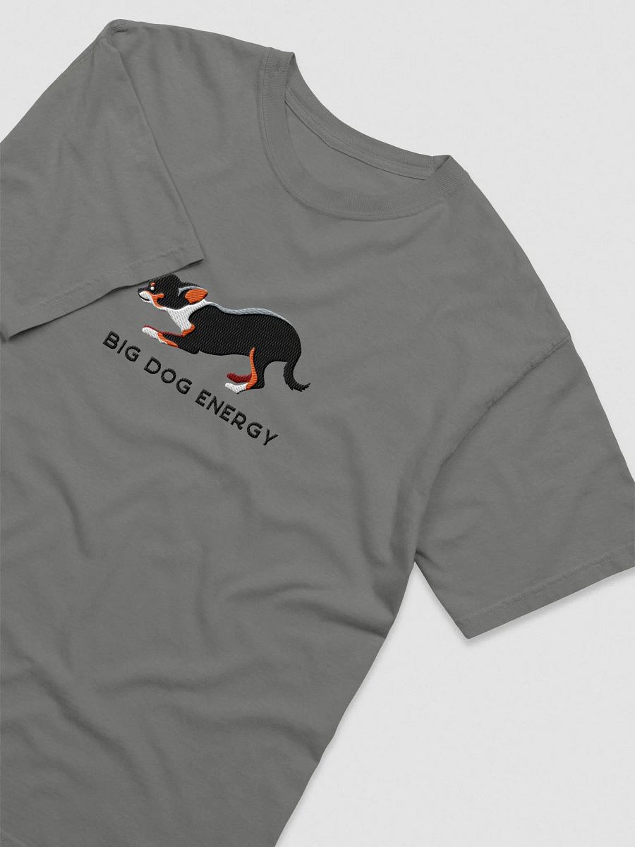 Big Dog Energy T-Shirt(Embroidered) of a Chihuahua(Tricolor) product image (6)