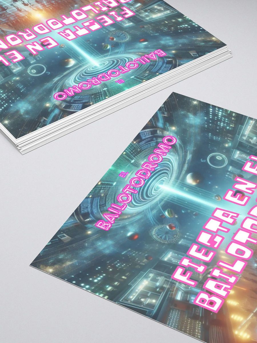 Sticker sencillo Fiesta en el Bailotodromo product image (10)