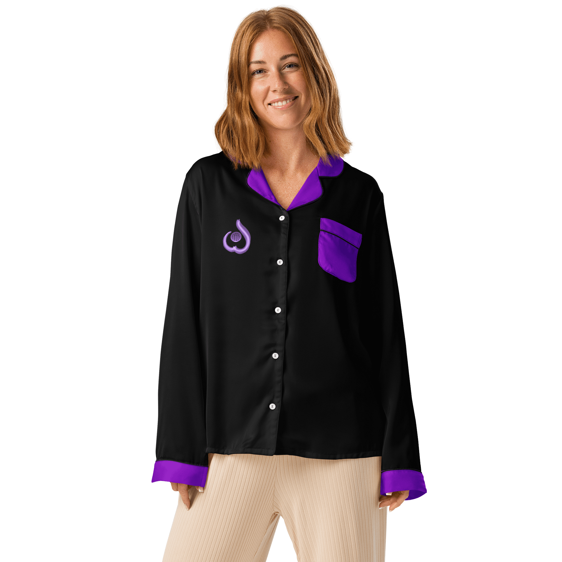 WILLOWISP Super Spy Solid Long Sleeve Pajama Top product image (1)