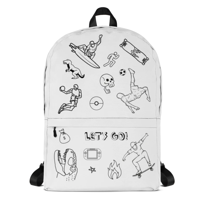 Conor Backpack - White product image (1)