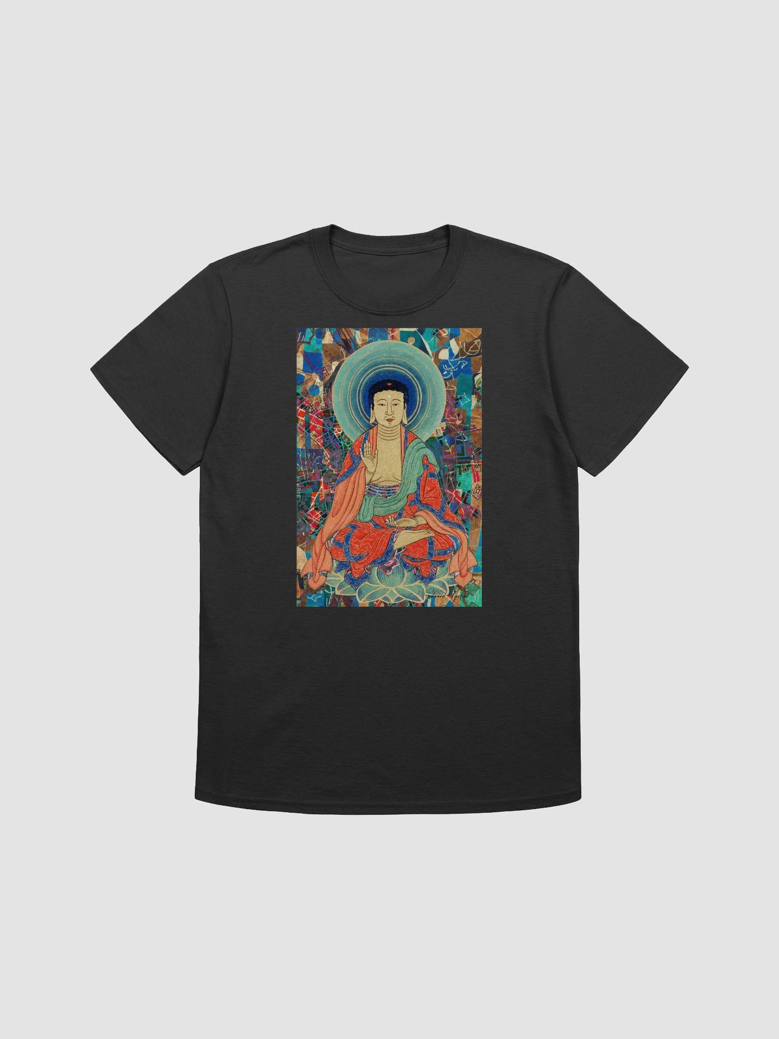 Lotus Serenity: Buddha Unisex Tee product image (4)