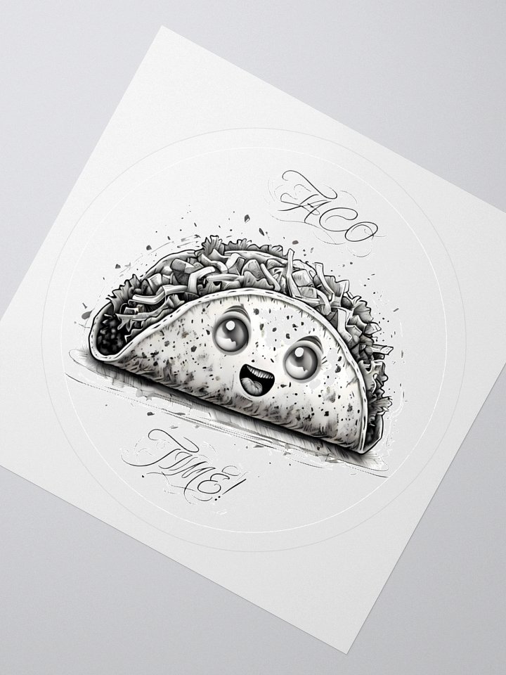 Cute Taco Time Sticker - Ideal for Taco Enthusiasts product image (6)