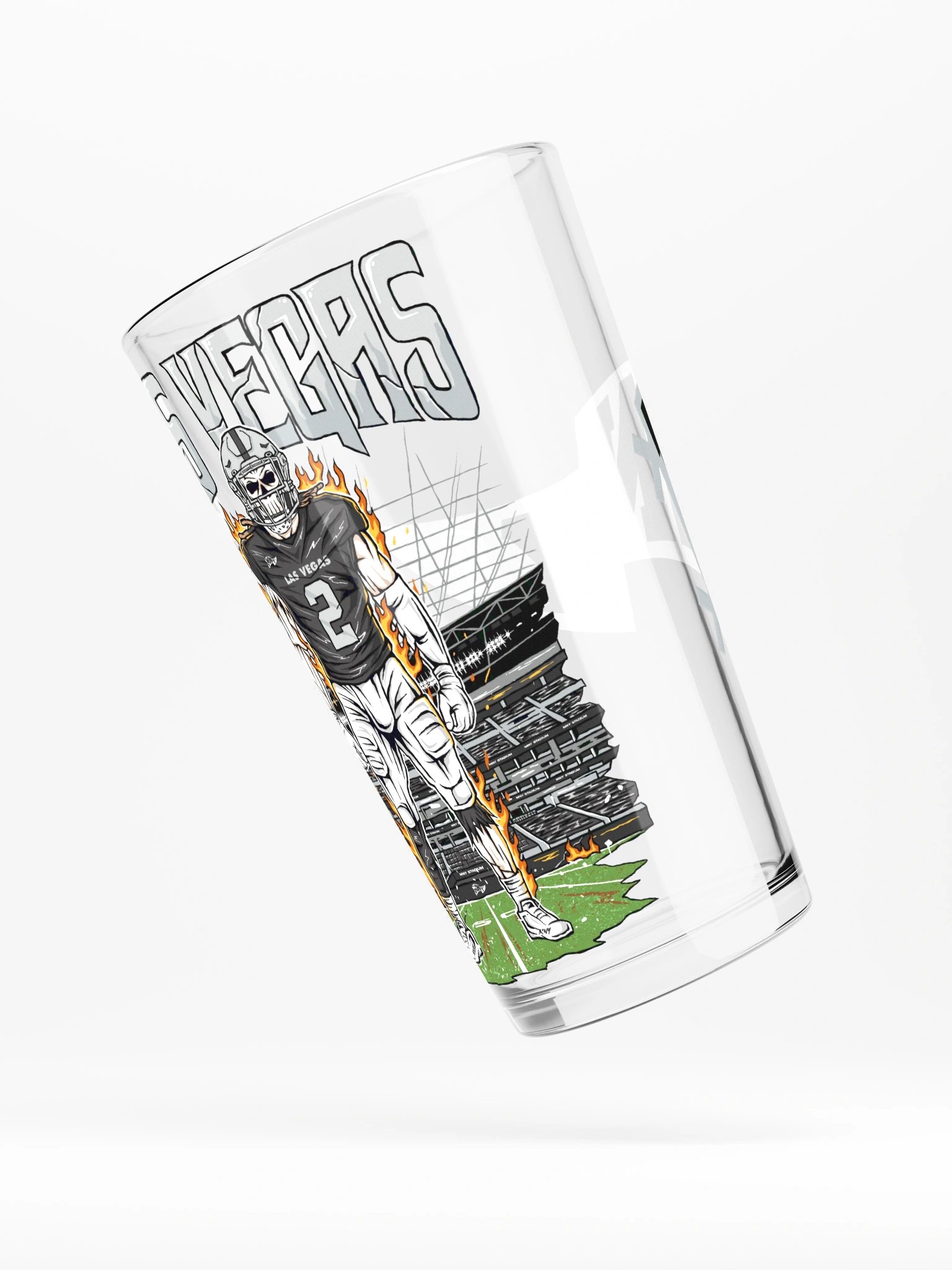 Las Vegas, Welcome to Football Pint Glass product image (2)