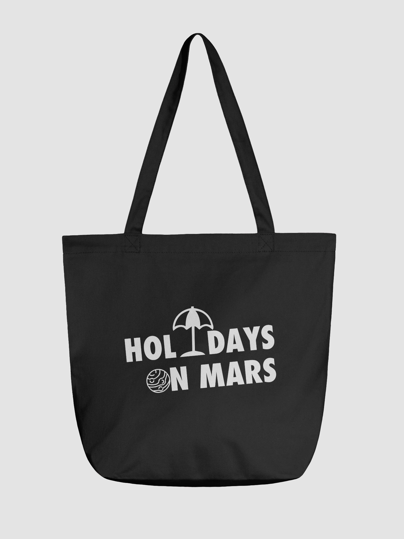 Holidays On Mars | White Logo Tote Bag product image (1)