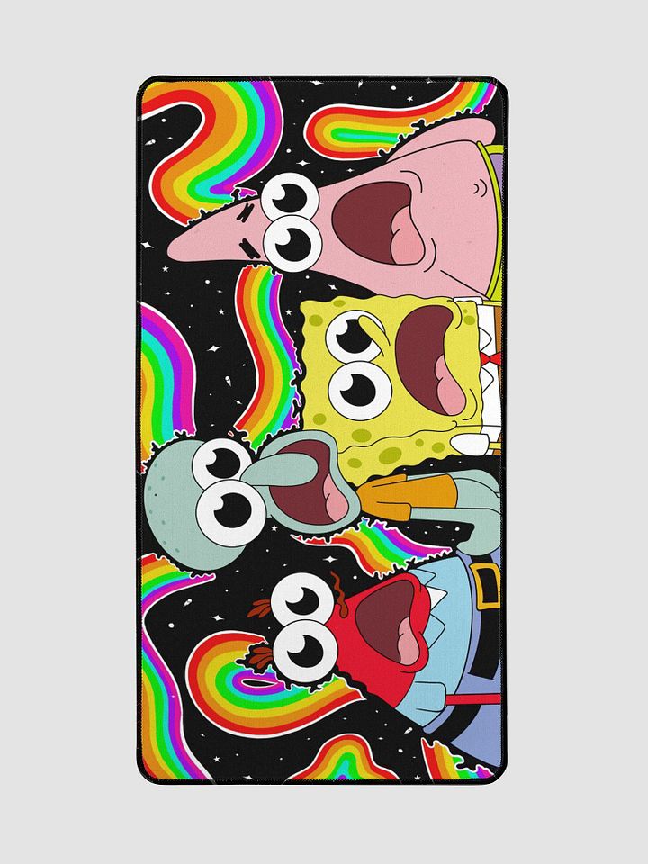 Trippy Spongeboob Desk Mat product image (2)