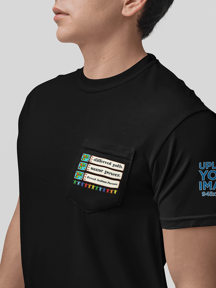 Different path. Same Power. Proud Autism Parent Comfort Colors T-shirt product image (1)