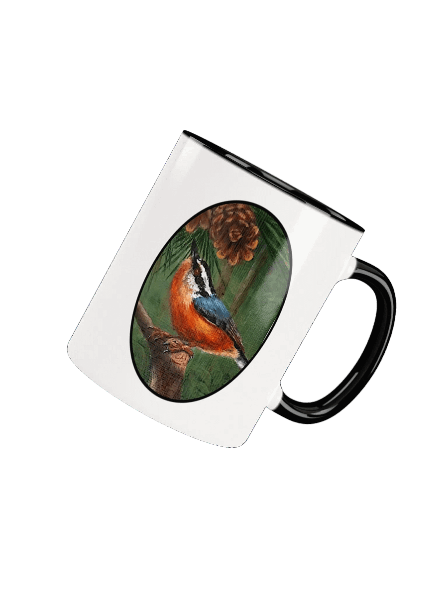 Red Breasted Nuthatch Ceramic Mug product image (30)