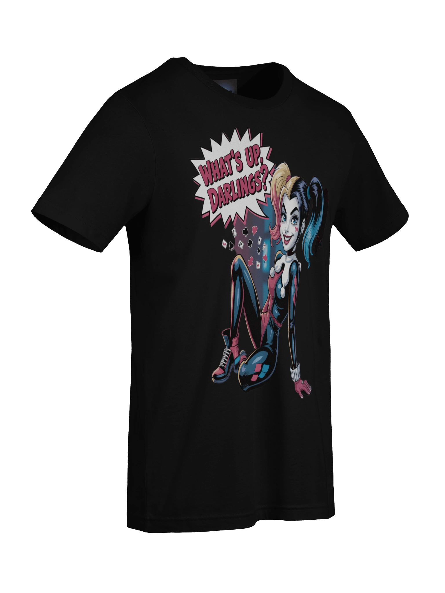 What's Up, Darlings? Harley Quinn's Card-Shuffle Seduction Graphic Tee product image (9)