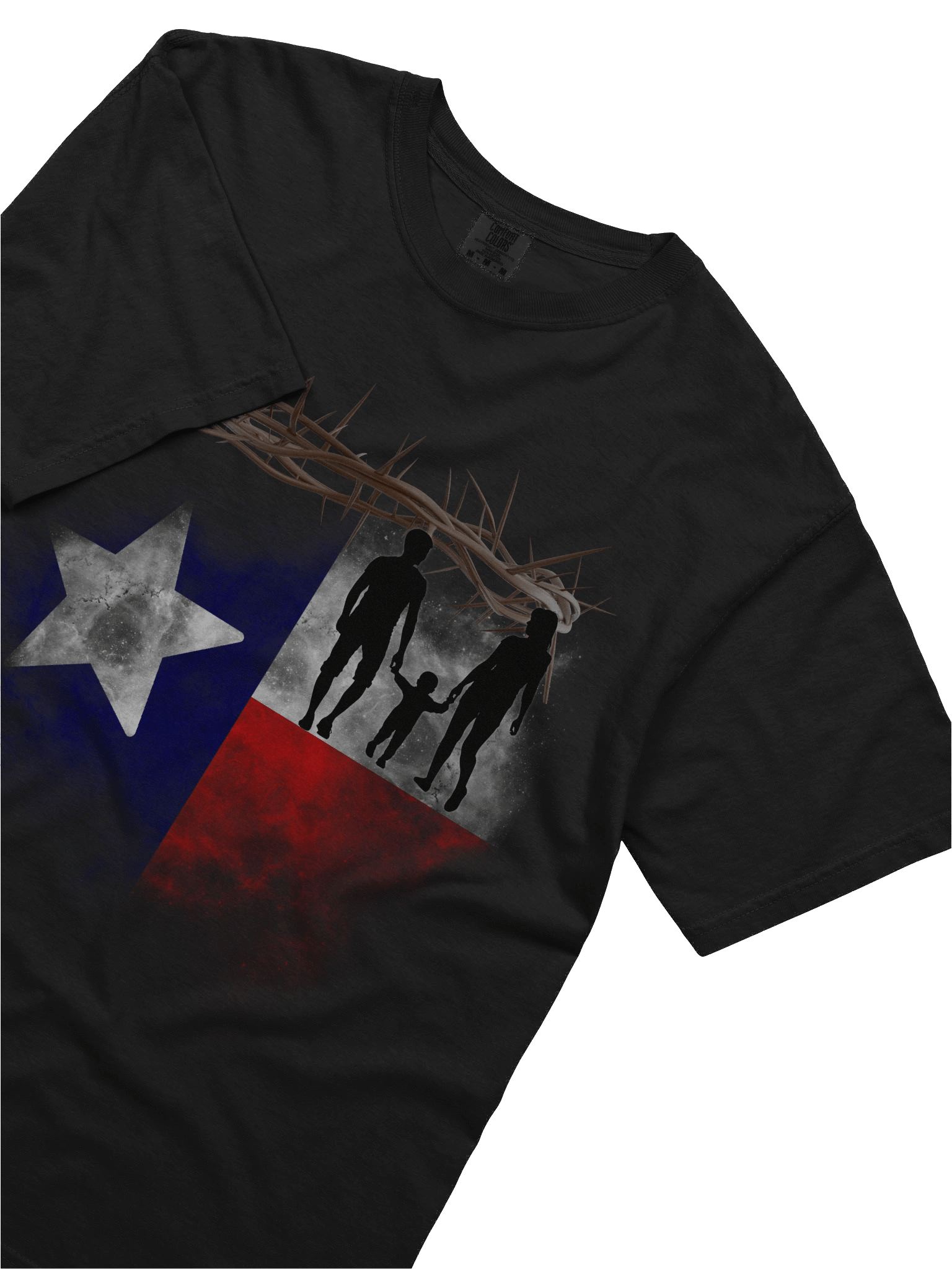 God, Family, Texas Heavyweight T-Shirt product image (2)