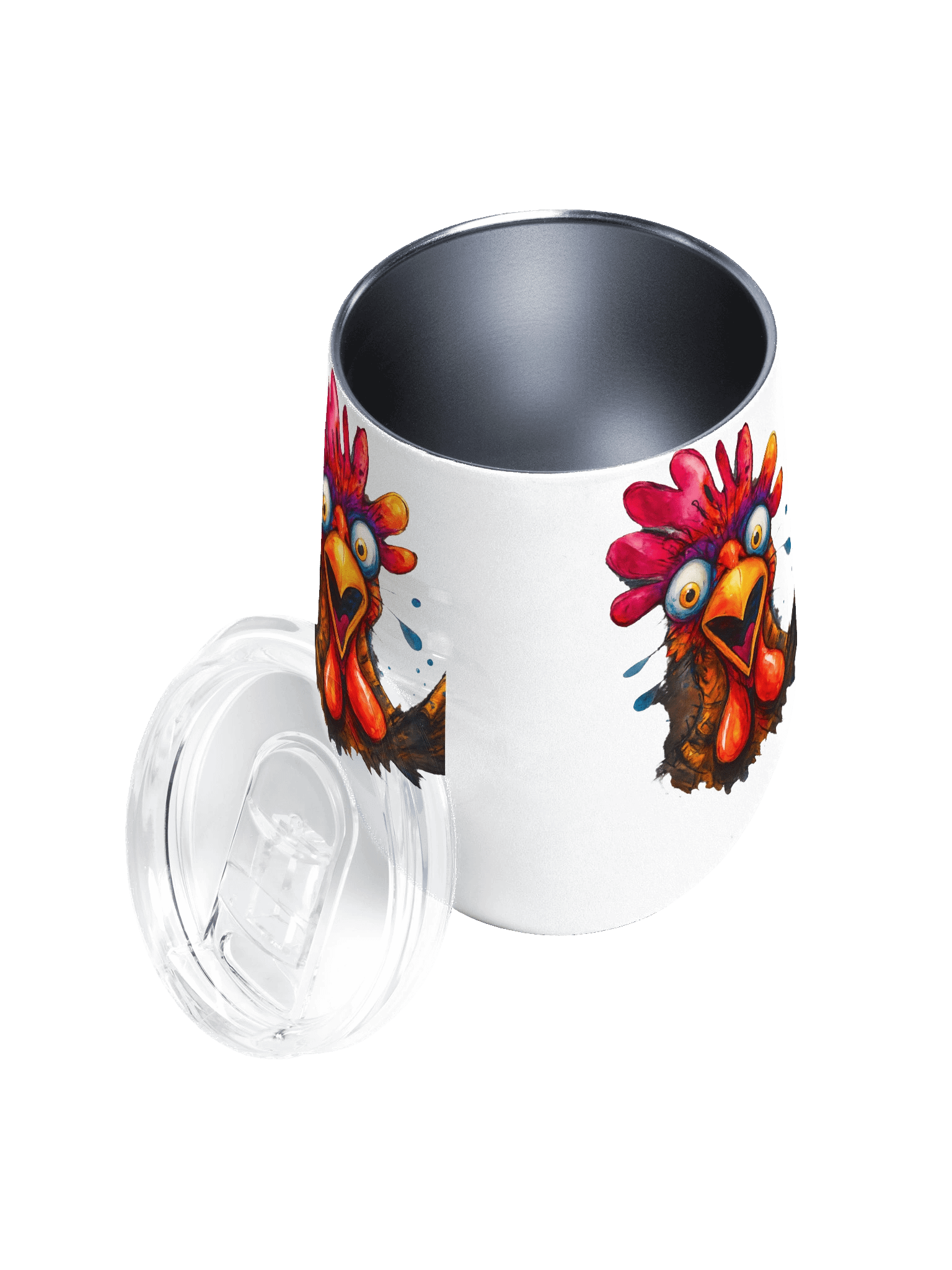 Cheery Chicken Wine Tumbler product image (3)