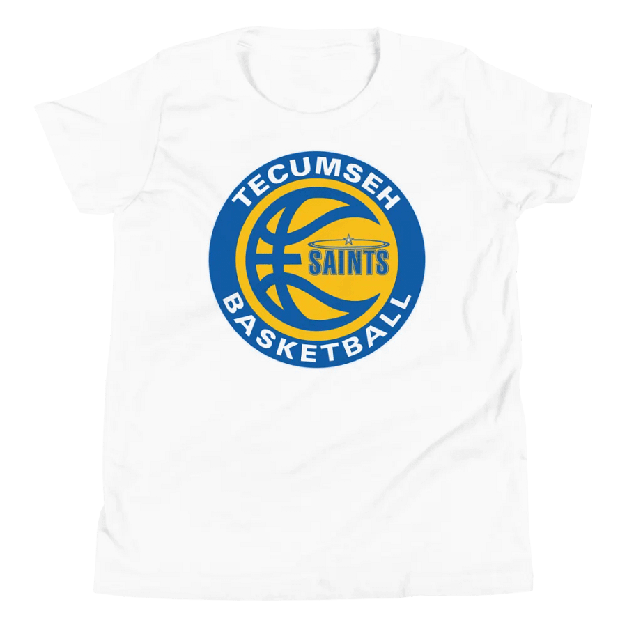 Youth Tecumseh Saints Basketball T-Shirt product image (4)