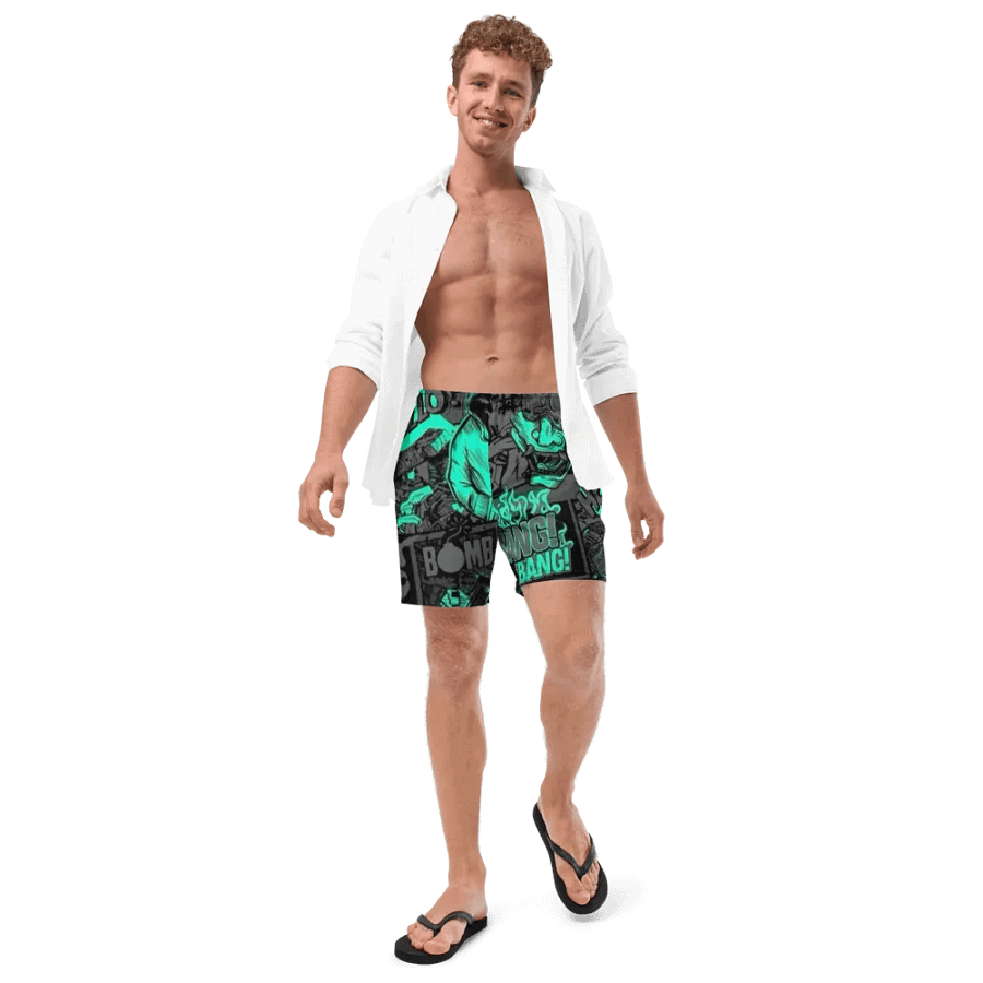 Comic Chaos Men's Swim Trunks product image (11)