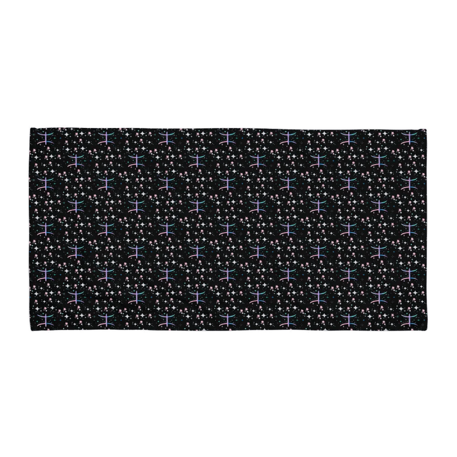 Pisces, Pastel Pisces Glyph, Towel product image (1)