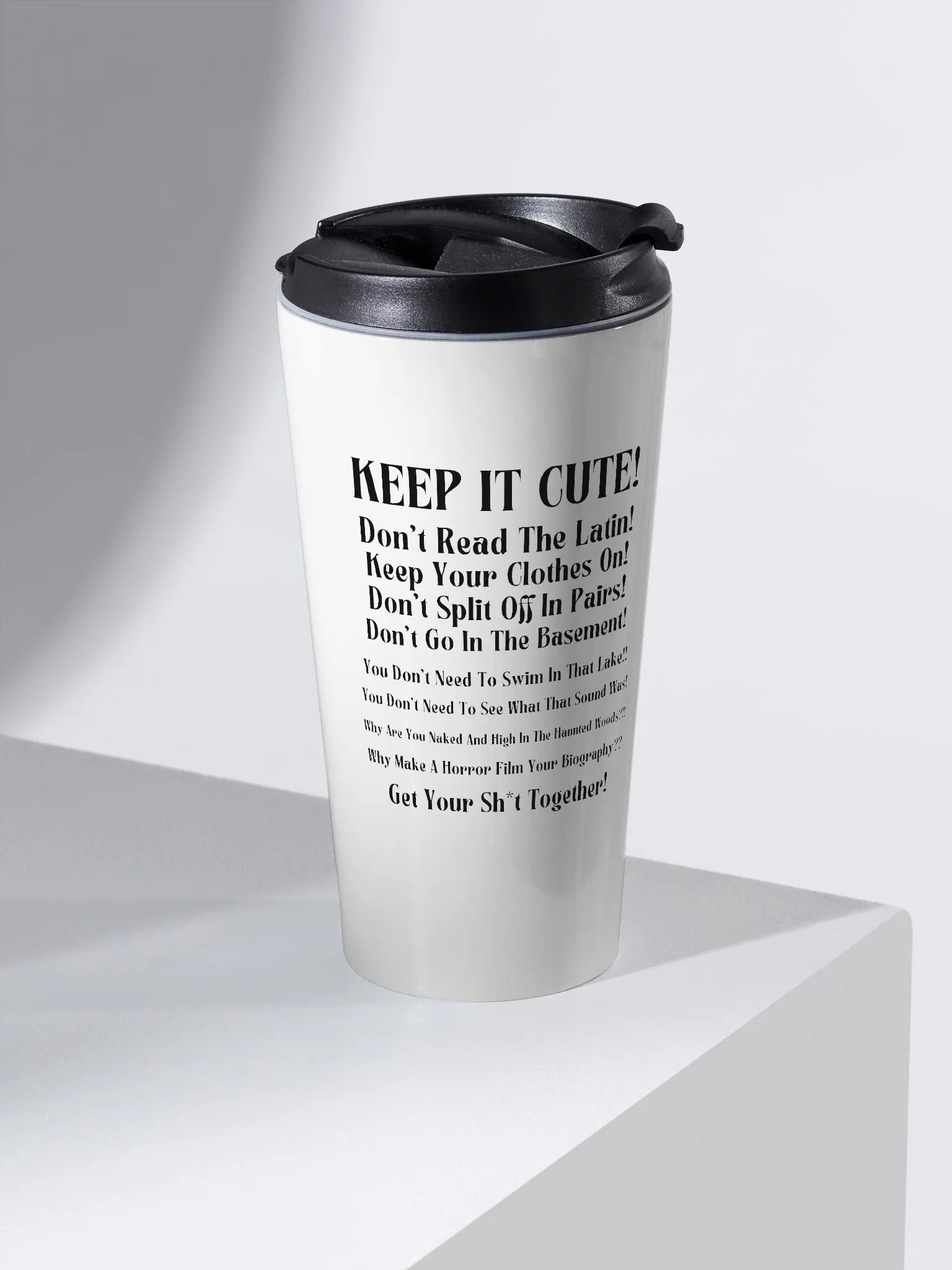 Don't Read The Latin Travel Mug product image (2)