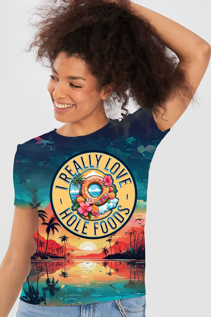 Funny Donut All Over Print T-shirt product image (2)