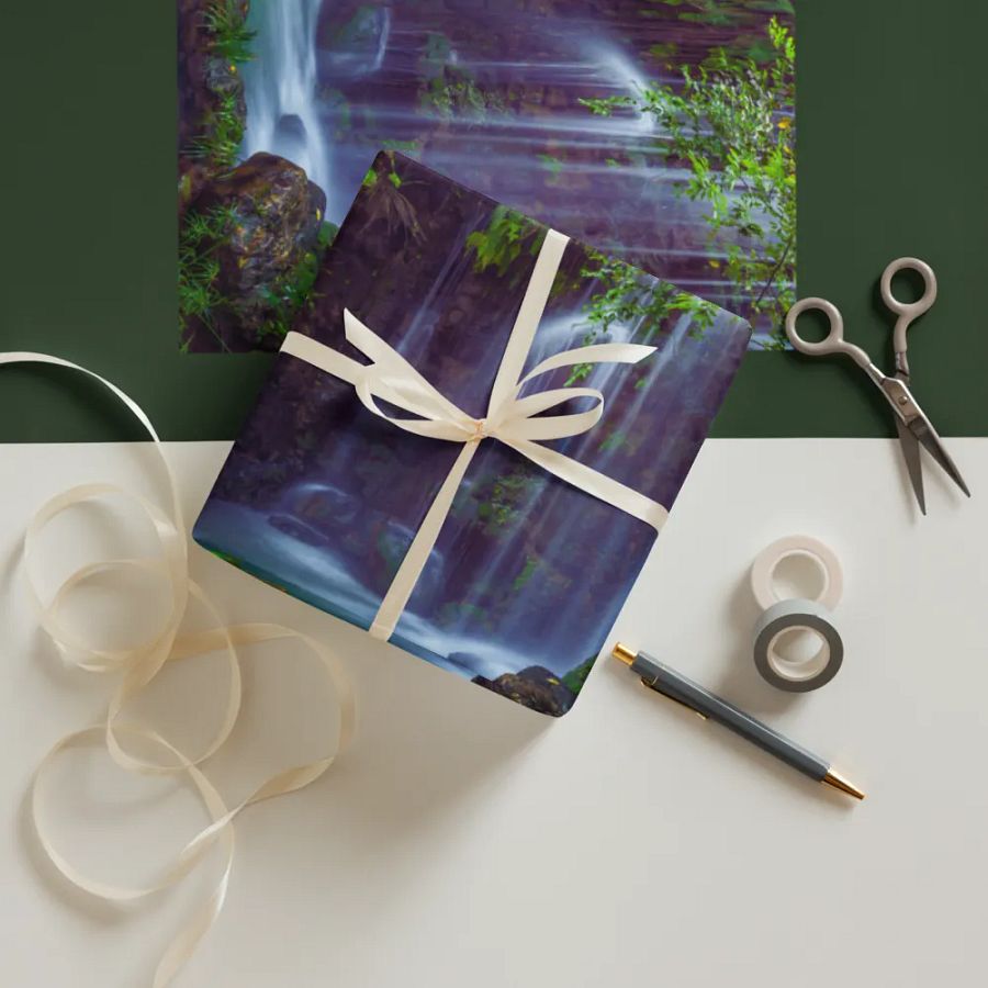 Serene Cascades Wrapping Paper Set product image (8)