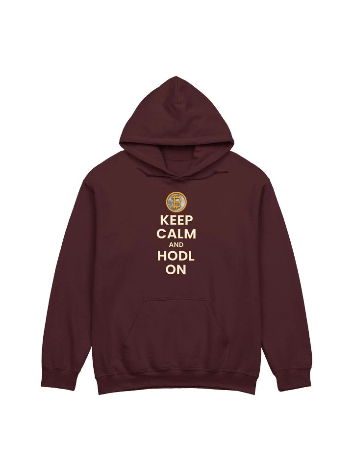 KEEP CALM AND HODL ON HOODIE product image (1)