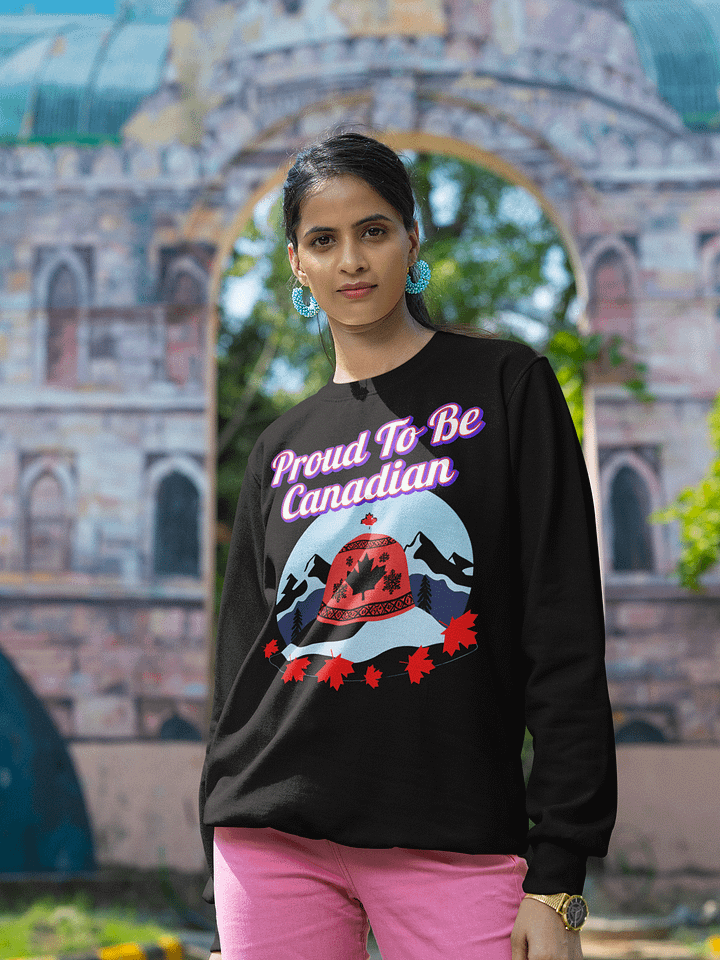 Canadian Snowscape Maple Sweatshirt product image (1)