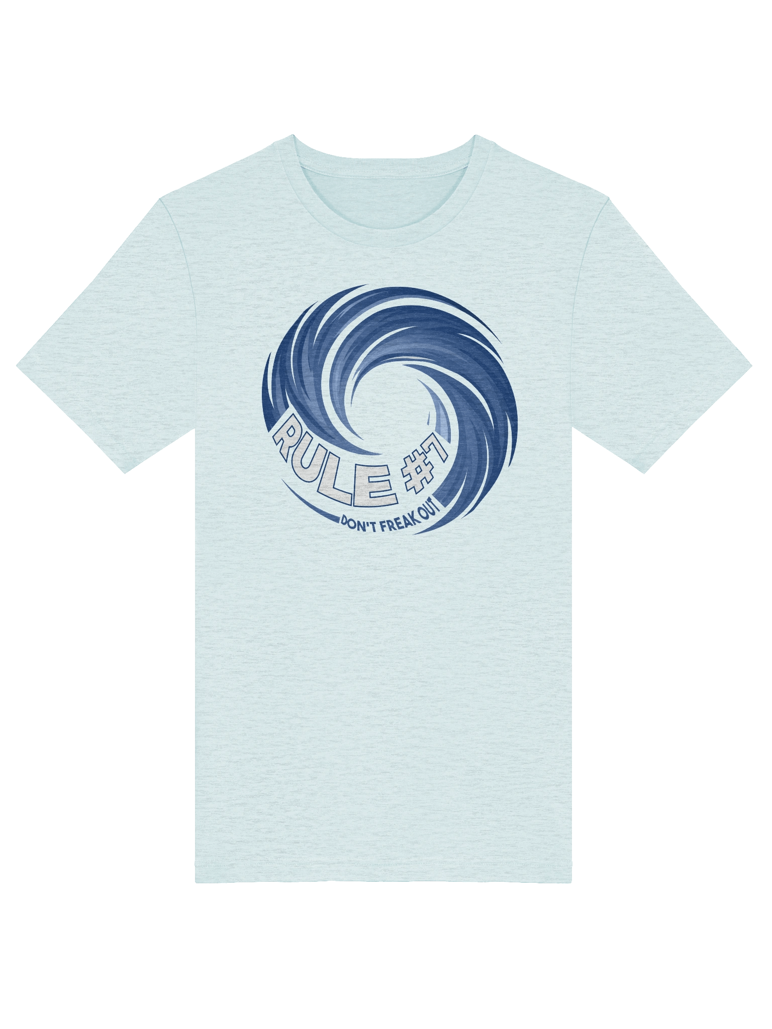 Rule #7 Women's T-Shirt Hockey Blue and White product image (113)