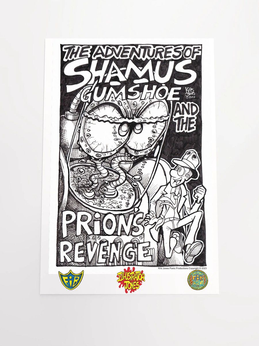 Shamus Gumshoe & the Prion War POSTER! product image (2)