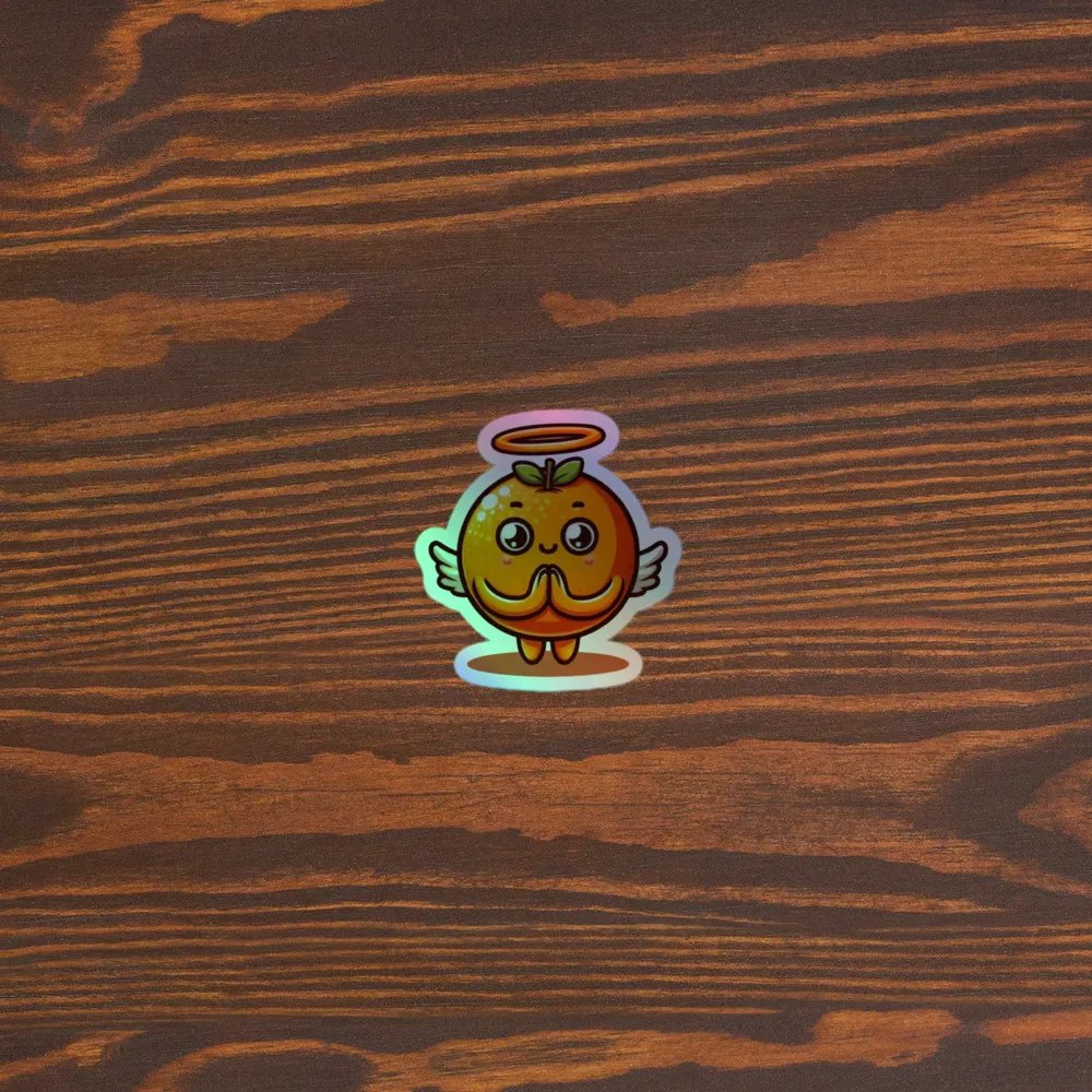 blessed orange sticker product image (5)