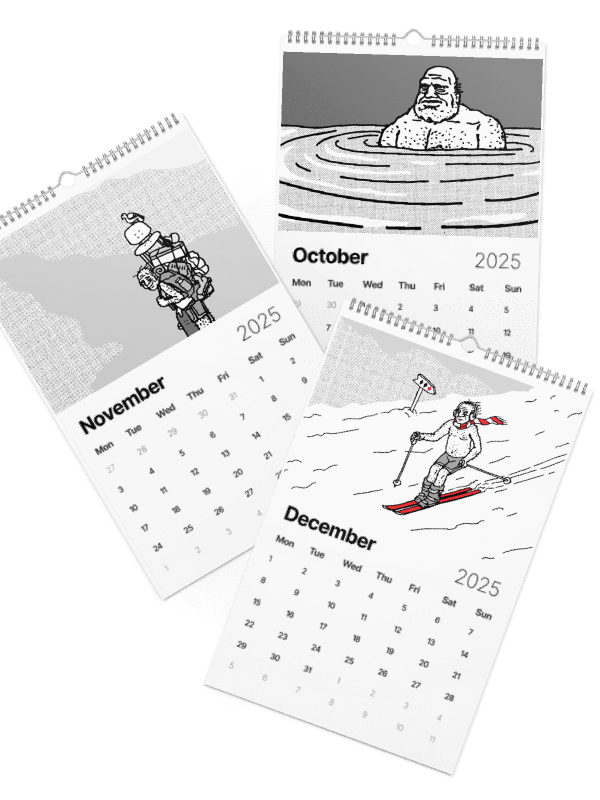 DEWD, IT'S 2025! Wall Calendar product image (39)