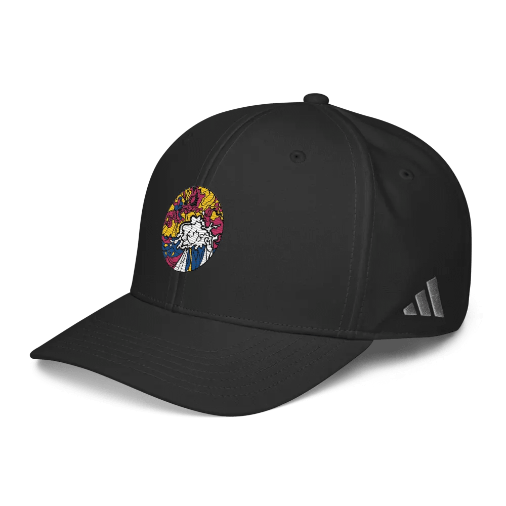 Energetic Swirls Performance Cap - Wave at Sunset product image (2)