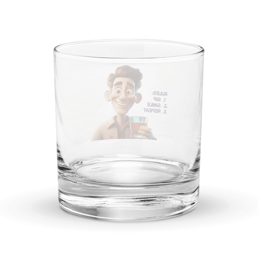 Sip, Smile & Repeat - Whiskey Glass product image (4)