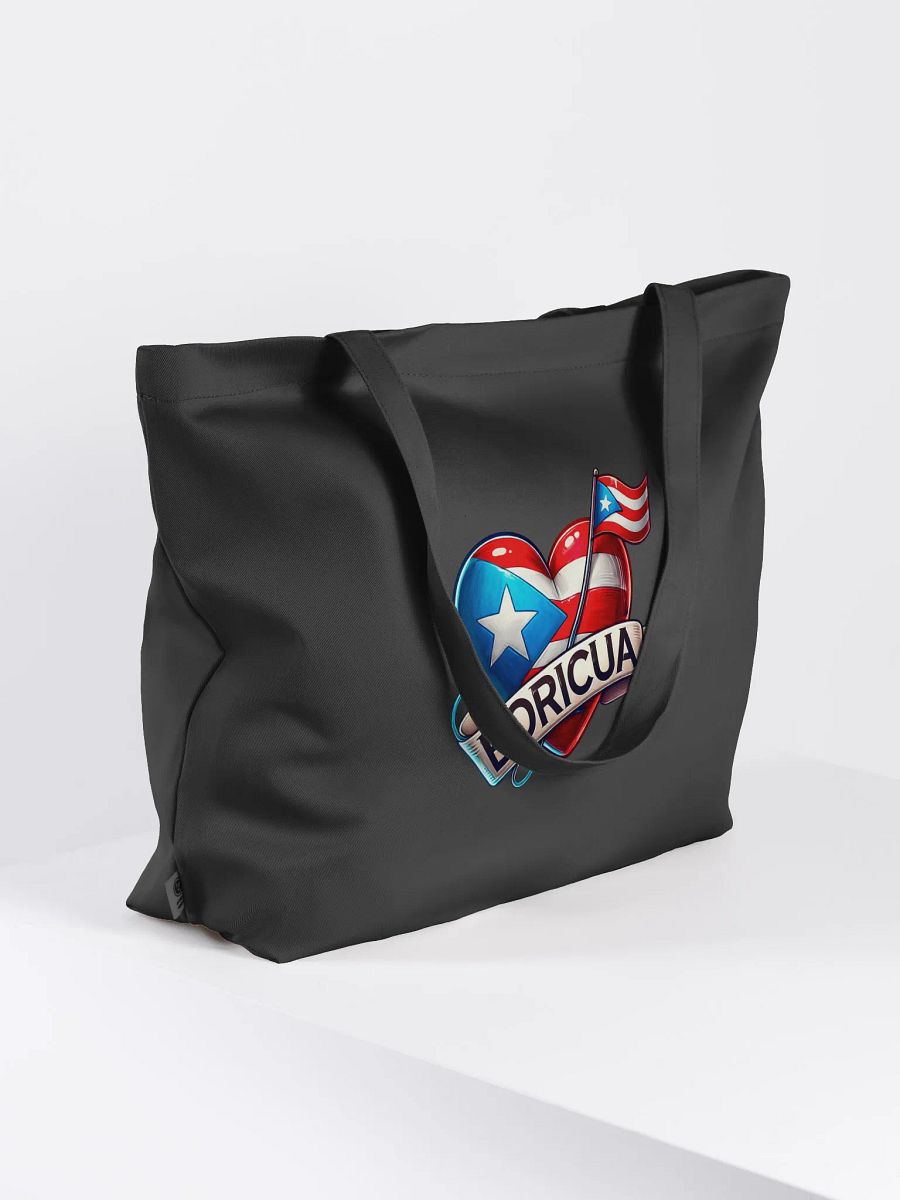 Boricua Heart Organic Tote product image (4)