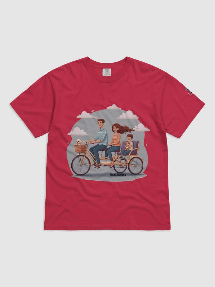 Bicycle Family Tandem Bicycle Ride T-Shirt product image (13)